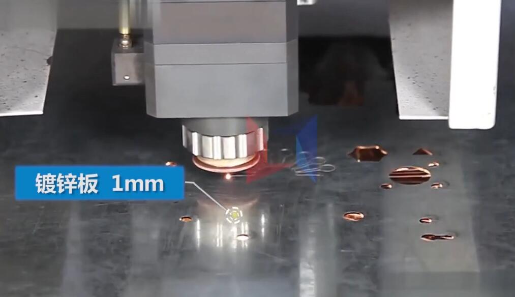 領(lǐng)秀激光LXF1530光纖激光切割機(jī)1mm鍍鋅板圖案切割